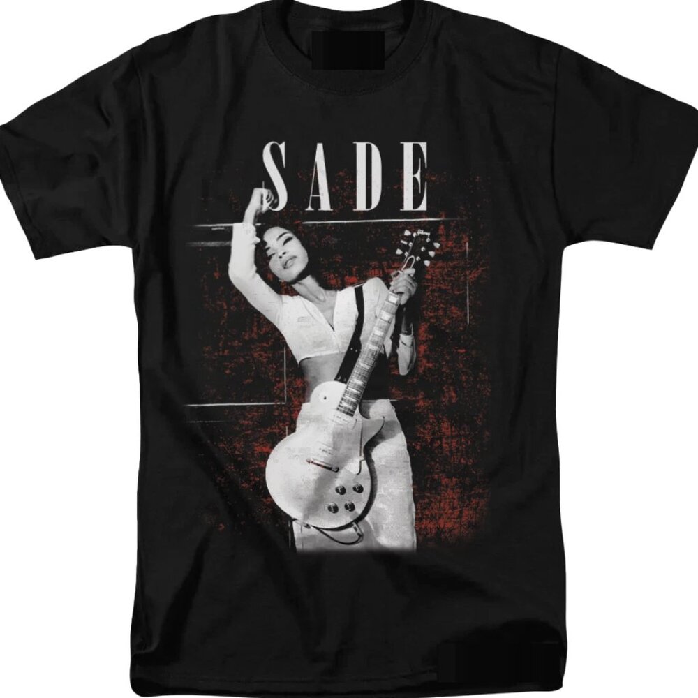 Sade Black Graphic Tee - Sade Band Shirt
